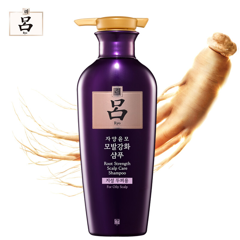 吕(Ryo)滋养韧发密集强韧洗发水 油性头皮 400ml(紫吕)