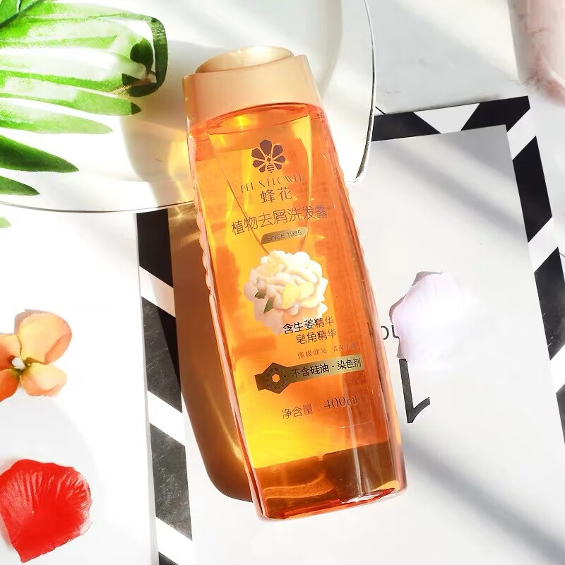 蜂花(BEE&FLOWER)植物无硅去屑洗发露(生姜)400ml