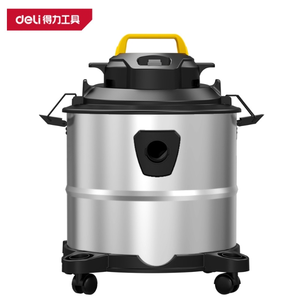 得力工具DL881825桶式吸尘器25L干湿吹三用(黑)(台)