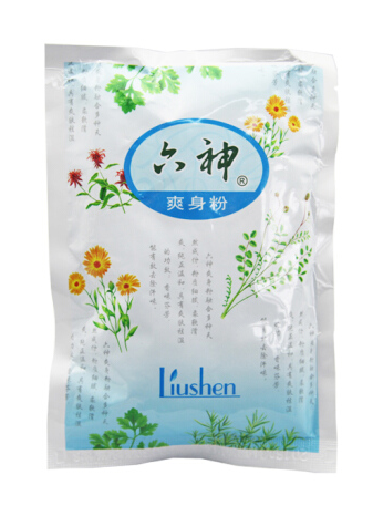 六神 爽身粉袋装75g