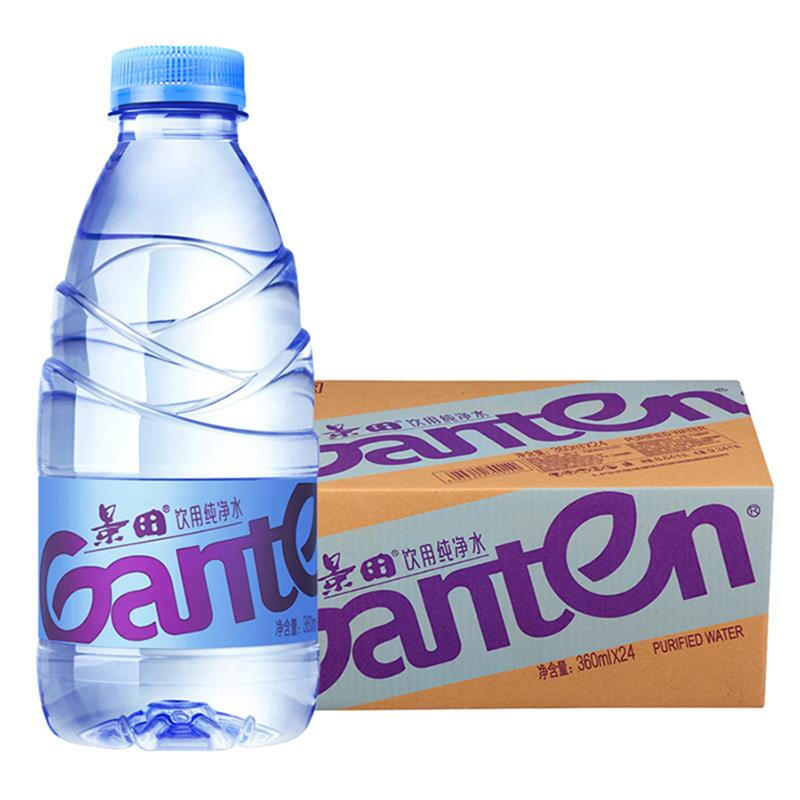 景田饮用纯净水360ml *24瓶整箱装