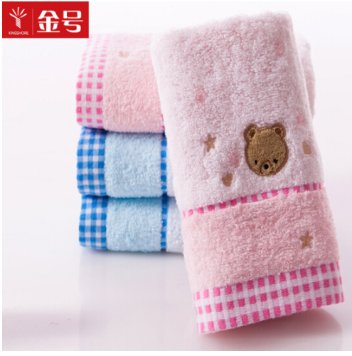 金号(KING SHORE)3666WH(蓝)小熊方巾44克35*34mm