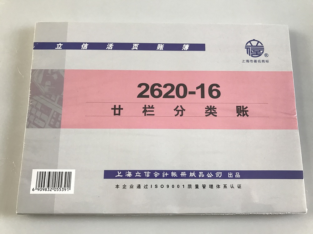 立信 2620-16廿栏分类账-16K