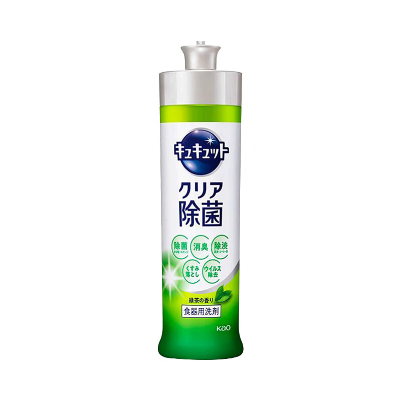花王(KAO)洗洁精 绿茶香 240ml