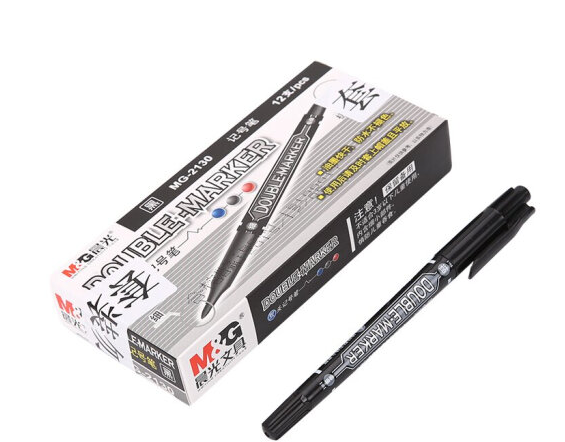 晨光(M&amp;amp;G)MG2130A(黑)双头记号笔