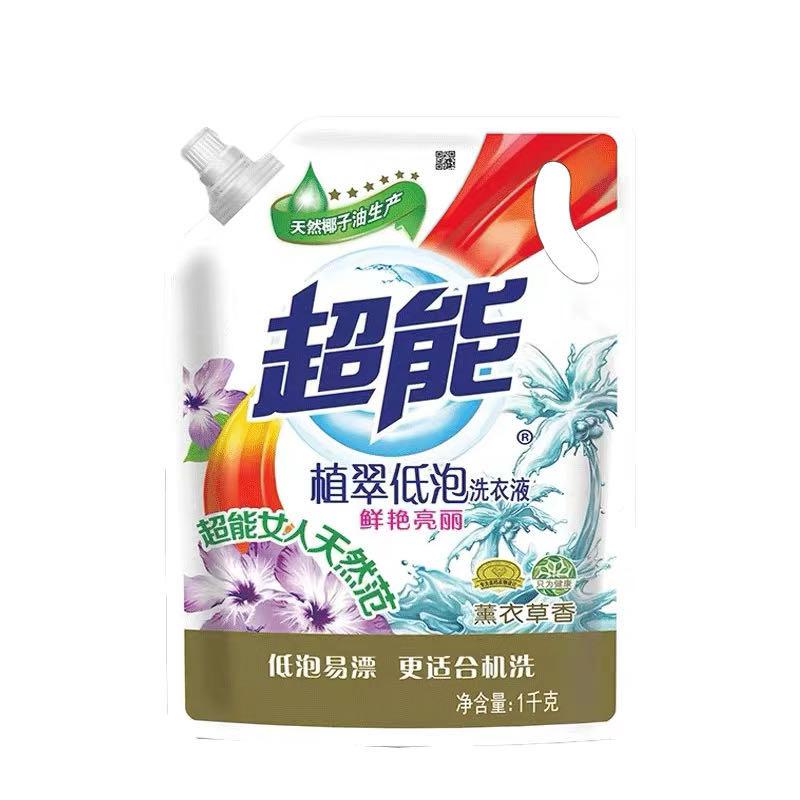 超能 1kg植翠洗衣液(鲜艳亮丽)