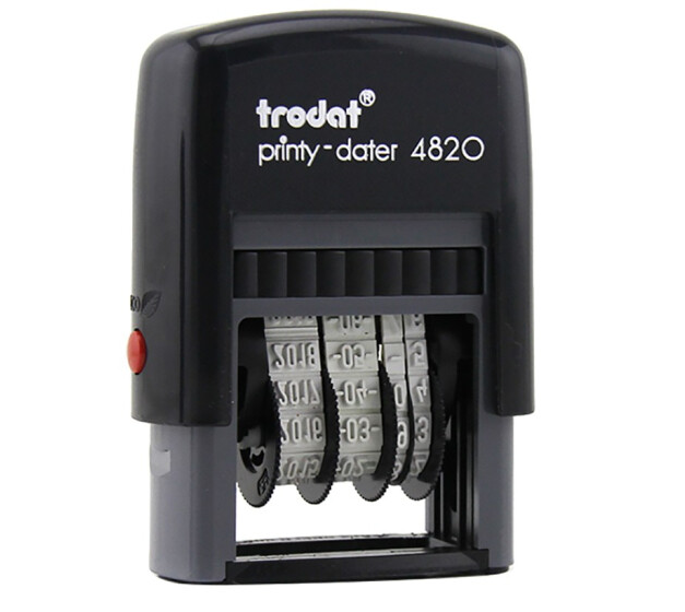 卓达(trodat)4820(黑)中文日期印台