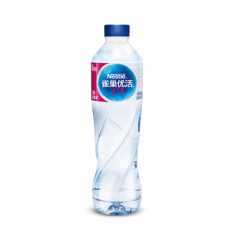 雀巢优活 QCYYS550优活饮用水纸箱装550ml*24瓶