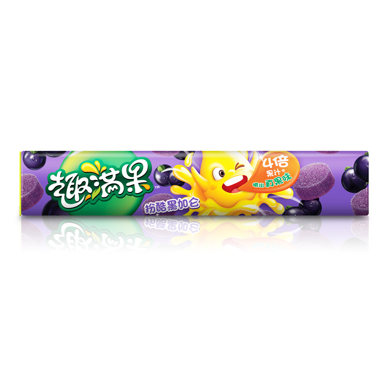 雀巢(Nestle)趣满果 扮酷黑加仑 果汁软糖140g