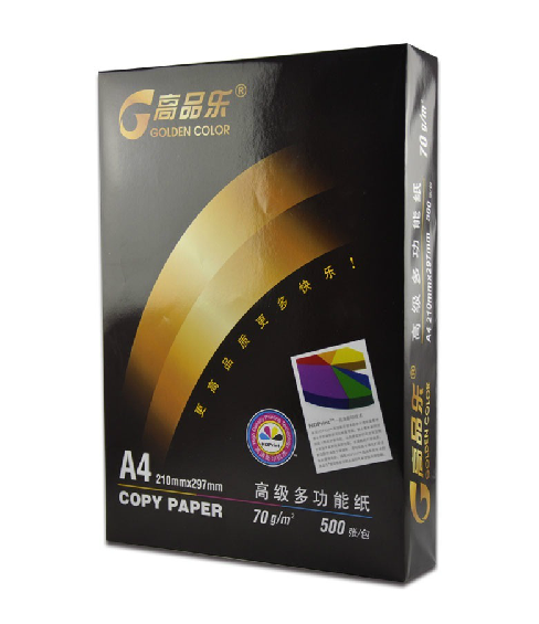 (直发)晶彩高品乐复印纸 70G A4 500S 8包/箱