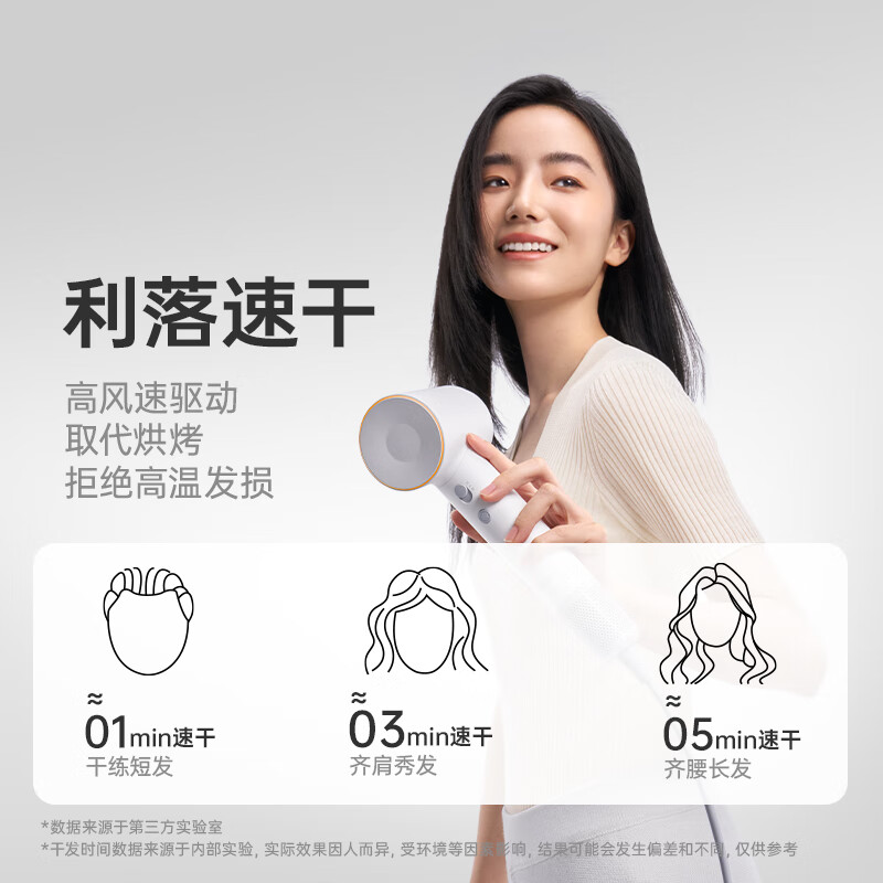 徕芬Laifen SE高速吹风机(徕芬负离子护发吹风筒)浅紫色