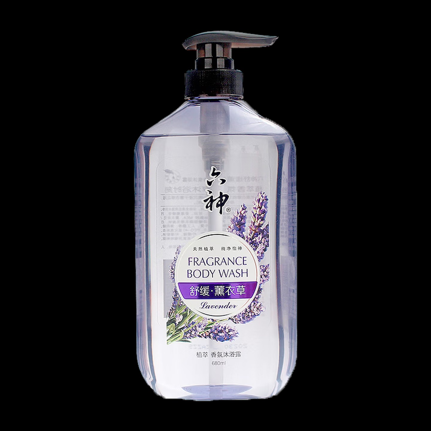 六神 20583舒缓薰衣草香氛沐浴露680ml