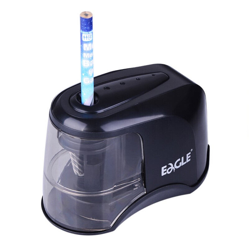 益而高(EaGLE)E5121滚刀式电动削笔器(黑色)