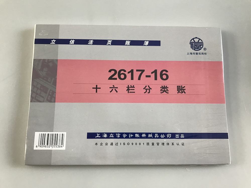 立信 2617-16十六栏明细分类账-16K