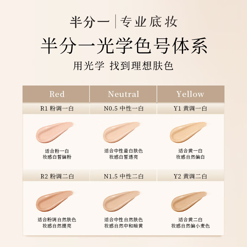 blankme 半分一柔雾持妆粉底液N1.5-正装30ml