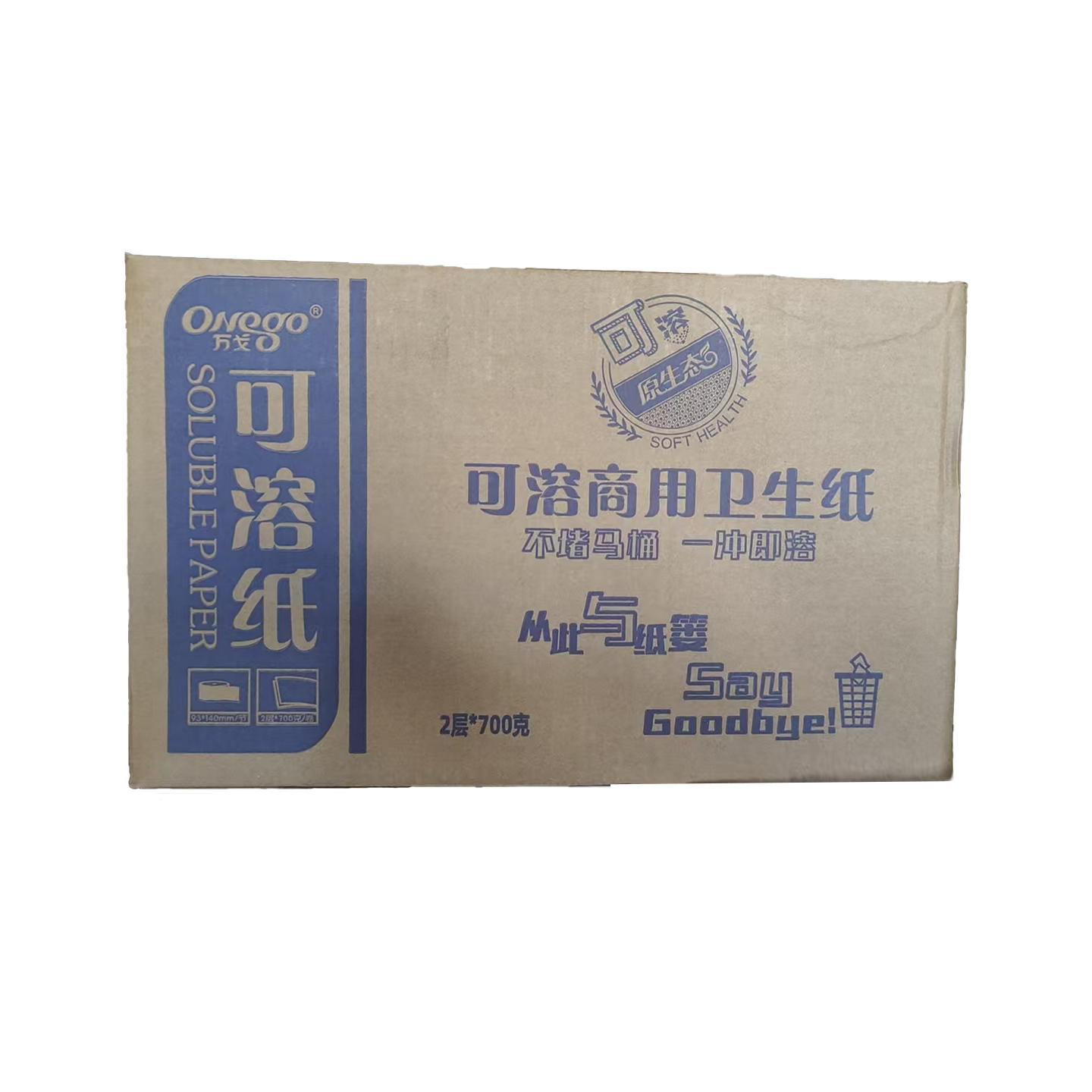 商用-万戈204030双层商用卫生纸-700克