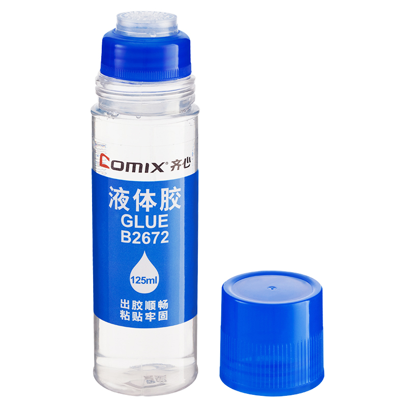 齐心(COMIX)B2672(蓝色)健康胶水125ml大号