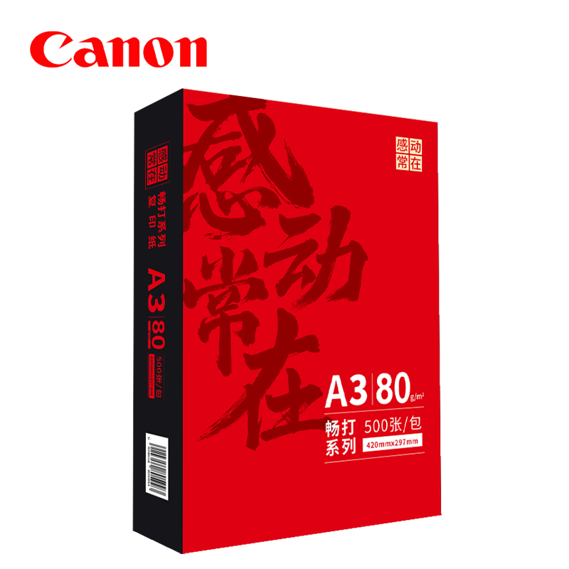 感动常在畅打复印纸 80G A3 500S 5包/箱