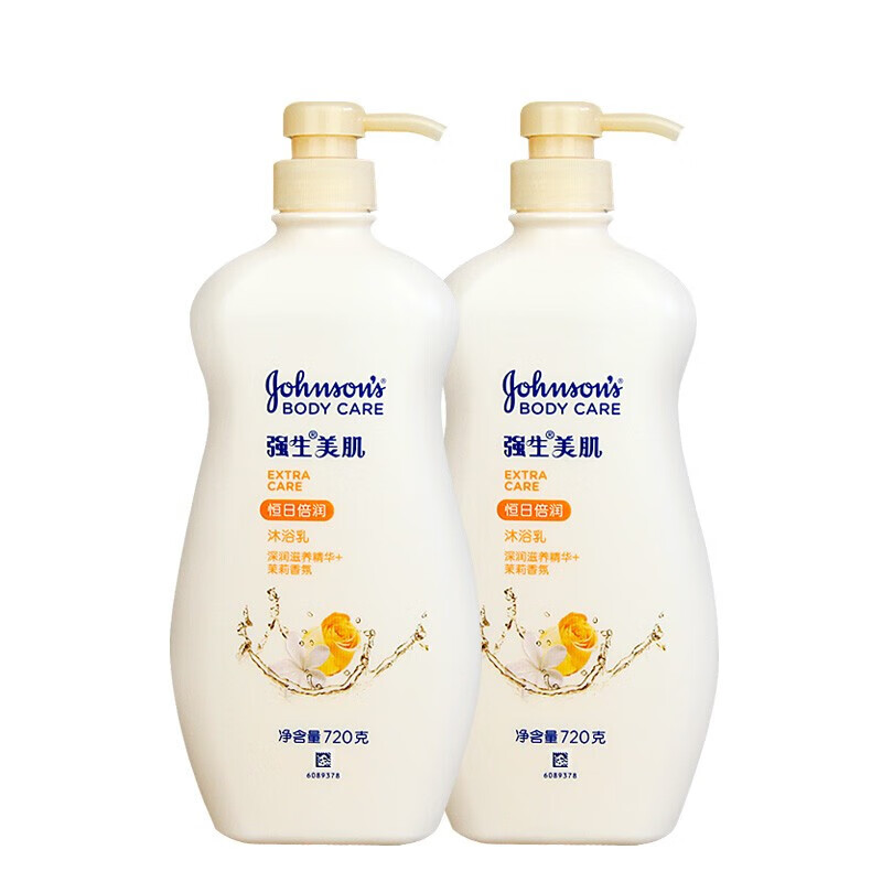 强生(Johnson)美肌恒日水嫩沐浴乳双包装720ml