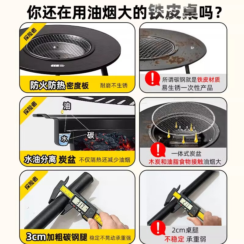 探险者围炉煮茶套装碳炉煮茶