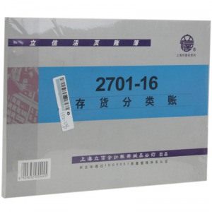 立信 2701-16存货分类账-16K