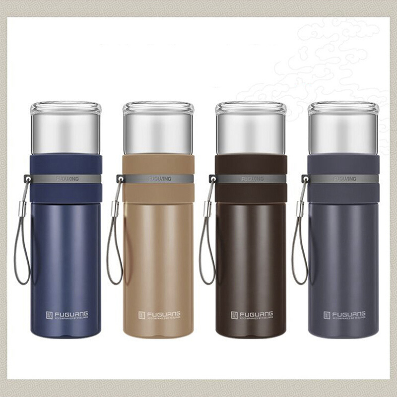 富光(FUGUANG)S1609-400(卡其色)紫金保温杯泡茶师400ml