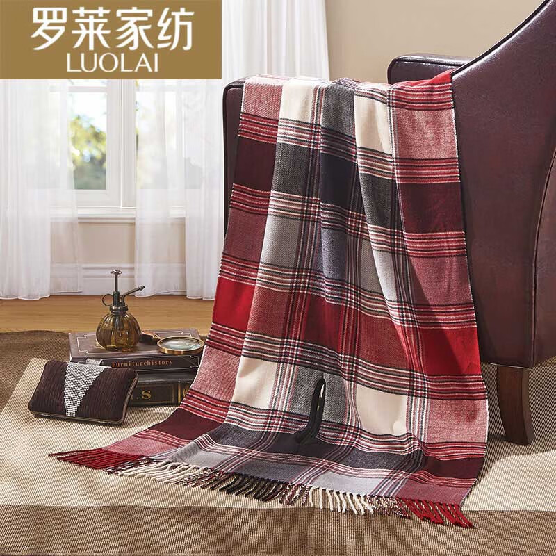 罗莱(LUOLAI)英伦印象多功能披肩(规格尺寸:75×190CM)