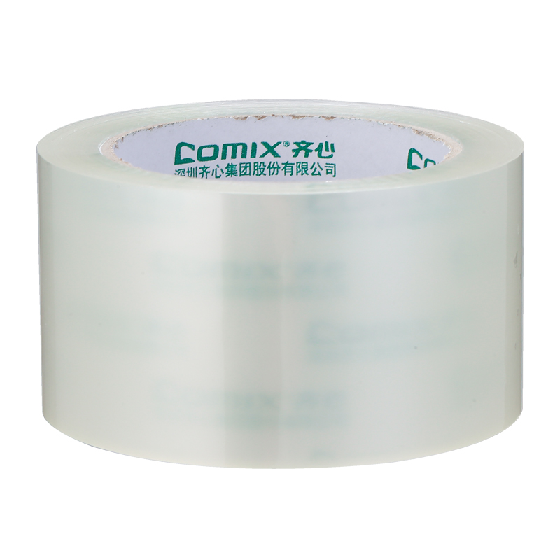 齐心(COMIX)JP6010-6(透明)普透封箱胶带6卷/筒60mm*100y