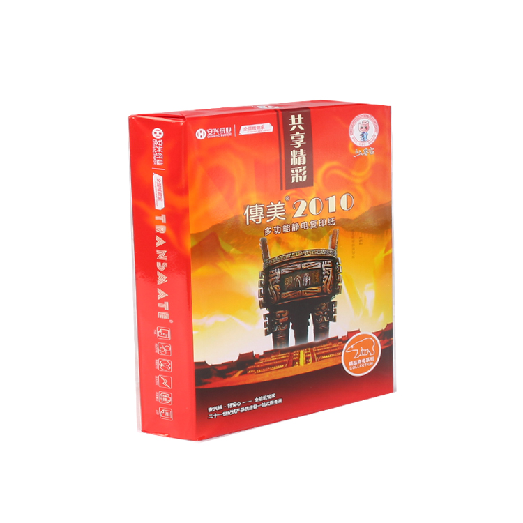 传美2010复印纸 80G A4 500S/包 8包/箱