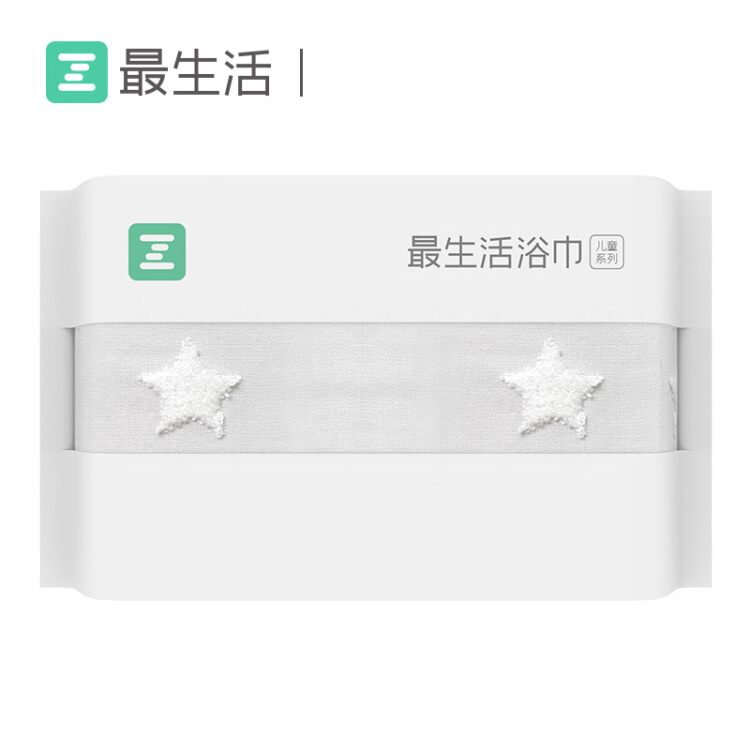 最生活(a-life)A-1176(灰色)儿童系列浴巾50cm*100cm,168g