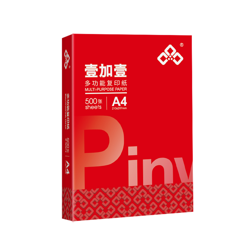 壹加壹复印纸 80G A4 500S 5包/箱