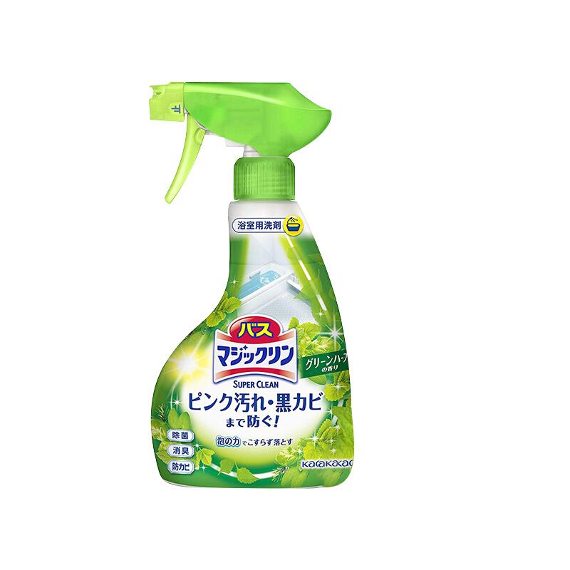 花王(KAO)强力泡沫型浴室污垢清洁剂380ml(草本香)'