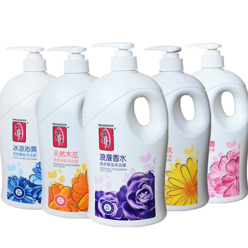 蒂花之秀 芦荟清纯养肤沐浴露650ml绿