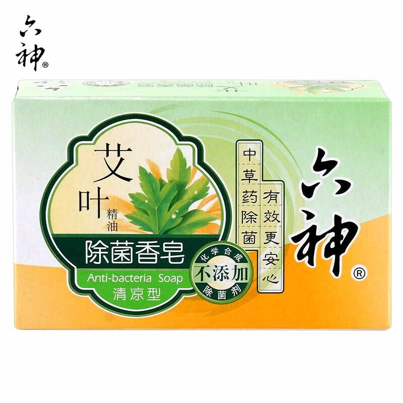六神 艾叶除菌香皂(清凉型)125g