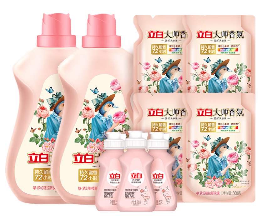 立白大师香氛洗衣液12.48斤