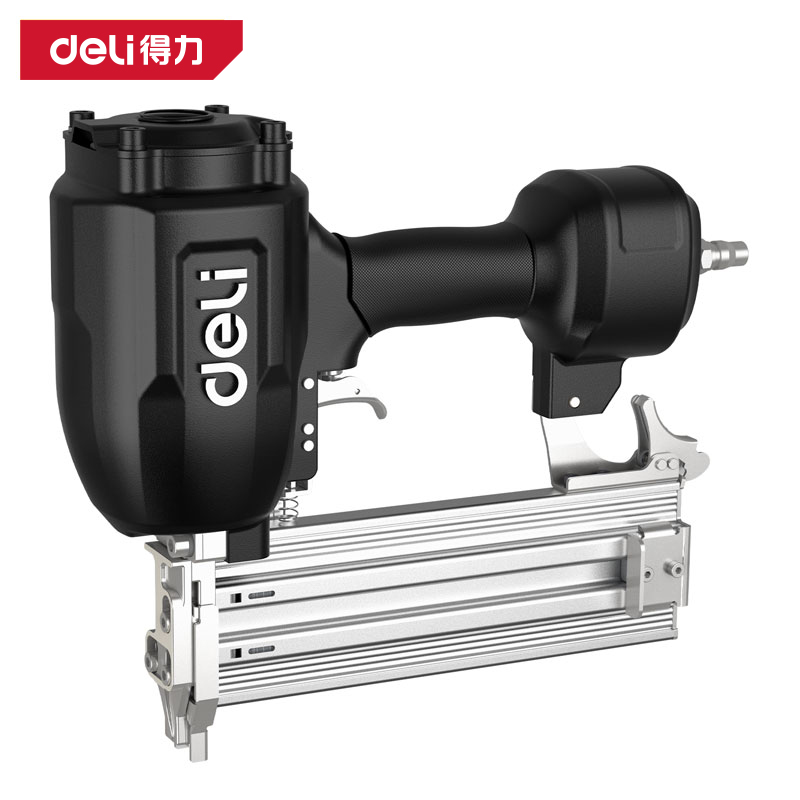 得力工具DL-QDQ-ST64气动钢钉枪ST64(黑)(把)