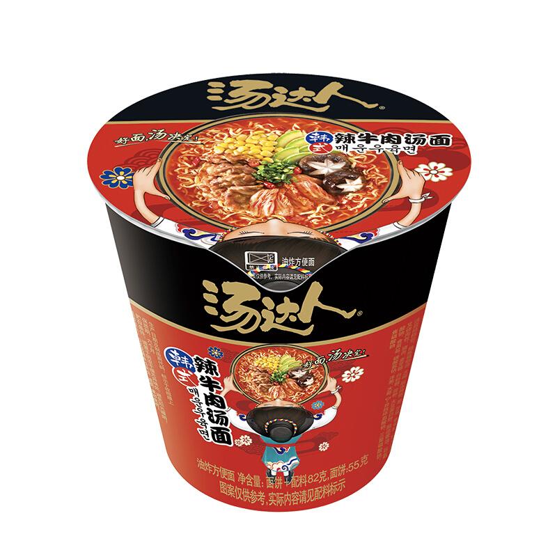 统一 汤达人韩式辣牛肉杯