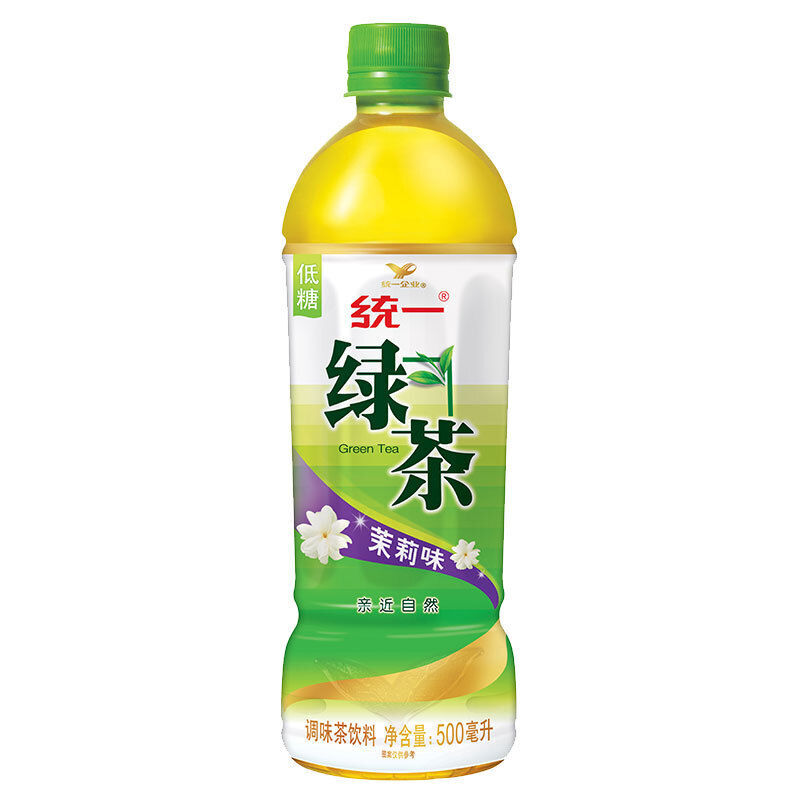 统一 绿茶低糖茉莉味500ml*15瓶/箱