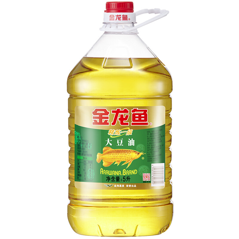 金龙鱼 精炼一级大豆油 5L