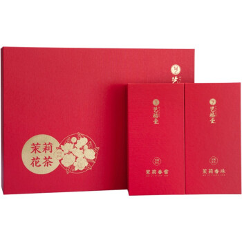 艺福堂 茉莉花茶心香随礼盒 250g/盒(茉莉香珠125g+茉莉香雪125g)