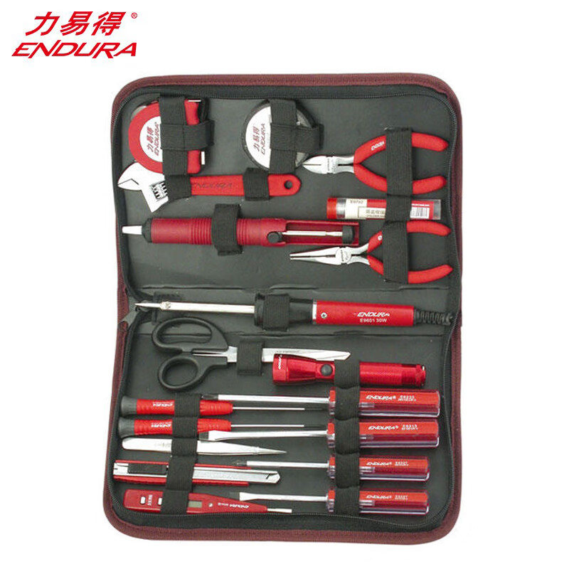 力易得 E1127 电子工具组套 19件套
