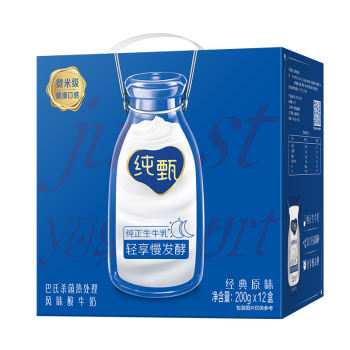 蒙牛 纯甄原味酸奶200ml**12盒