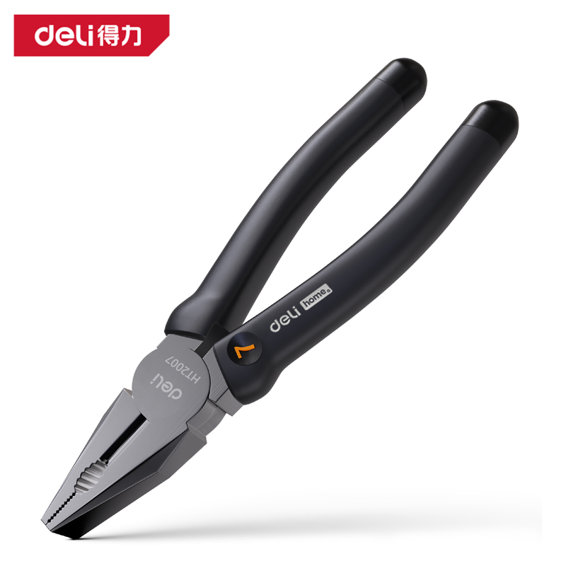 得力工具HT2007_home系列钢式钳7寸(黑)(把)