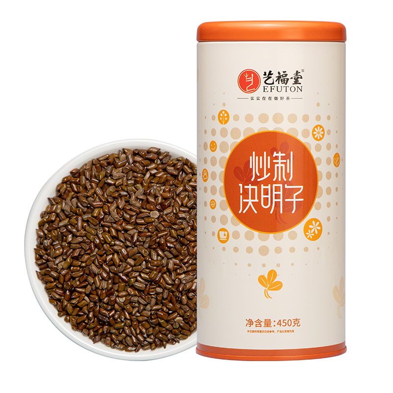 艺福堂 花草茶炒制决明子450g/罐