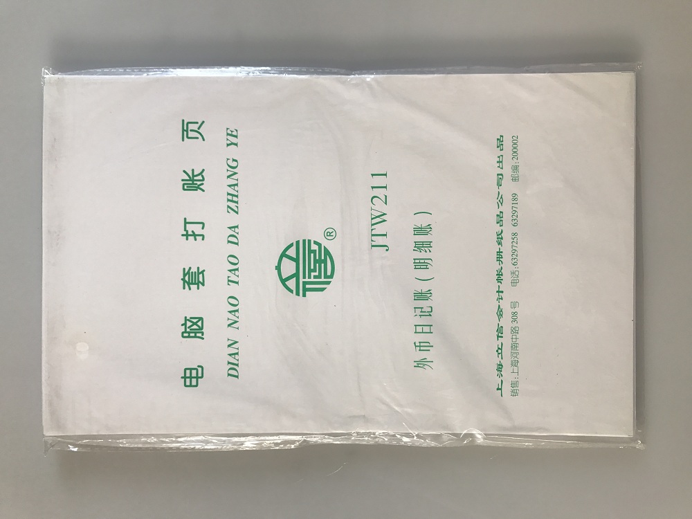 立信 JTW211外币日记账 216*345mm,100份