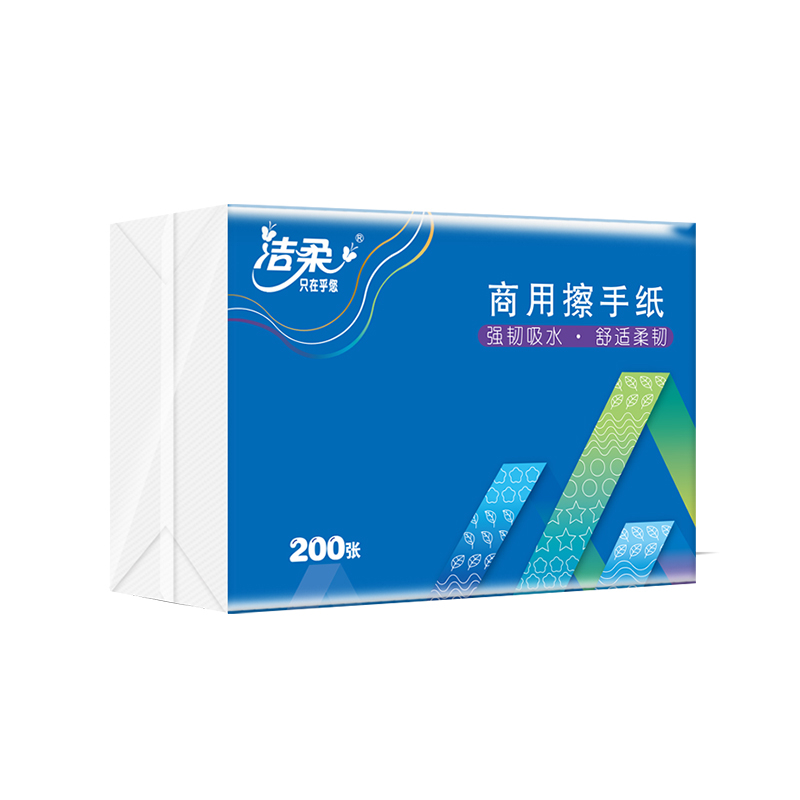 商用-洁柔(C&S)JC003-20A 单层擦手纸-200抽