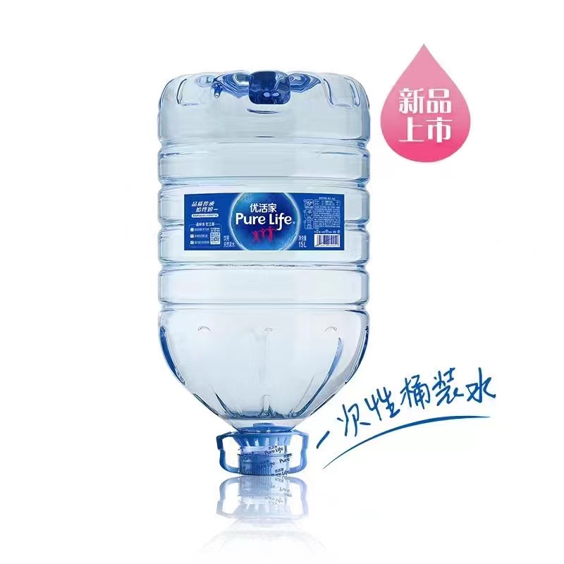 雀巢优活 优活家饮用天然泉水15L一次性桶装水