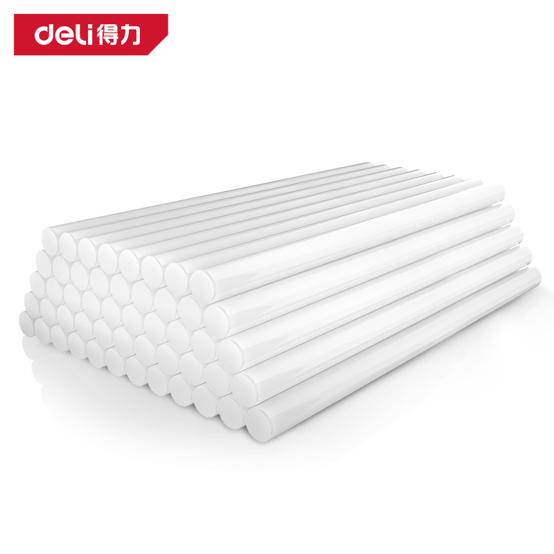 得力工具DL390050B热熔胶棒11x200mmx50支(白)(盒)